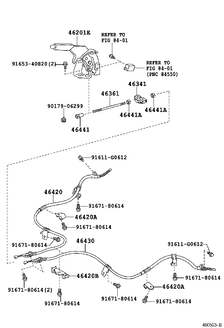  WILL CYPHA |  PARKING BRAKE CABLE