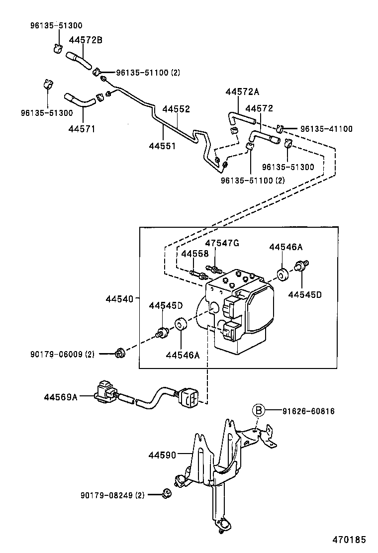  CHASER |  BRAKE TUBE CLAMP