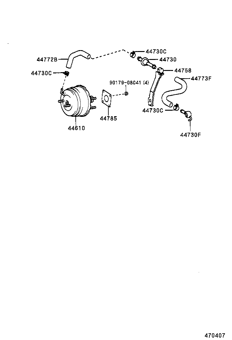  CHASER |  BRAKE BOOSTER VACUUM TUBE