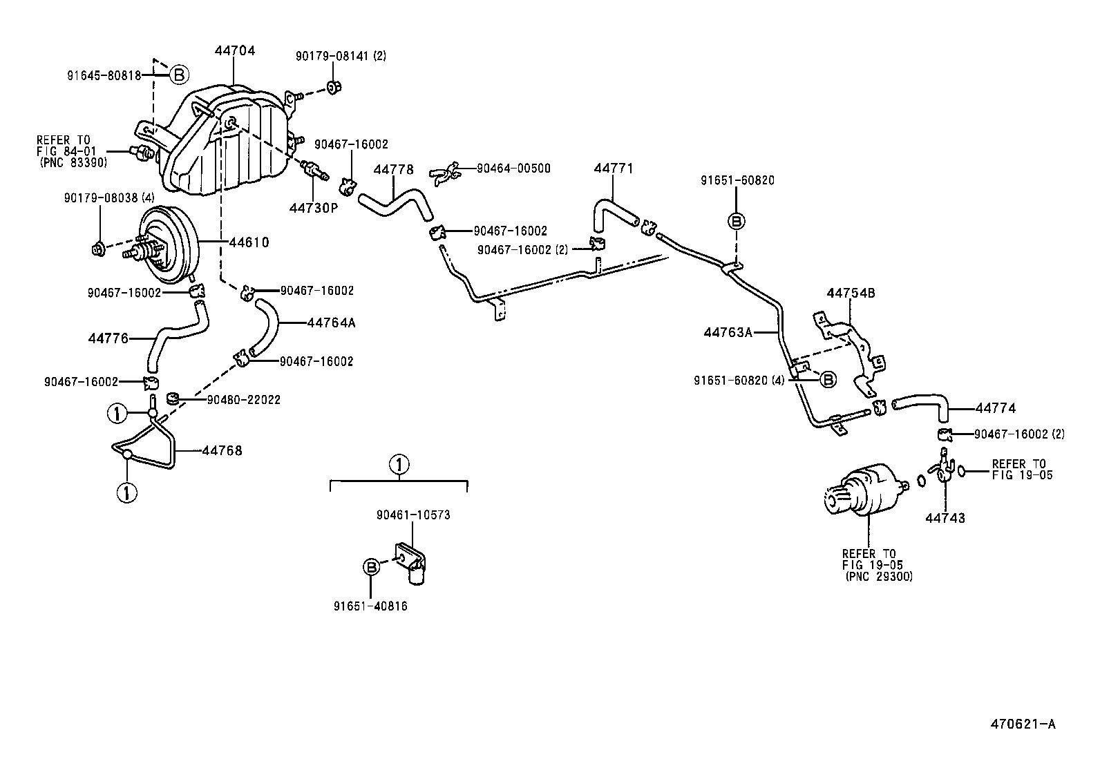  DYNA 200 TOYOACE G25 |  BRAKE BOOSTER VACUUM TUBE