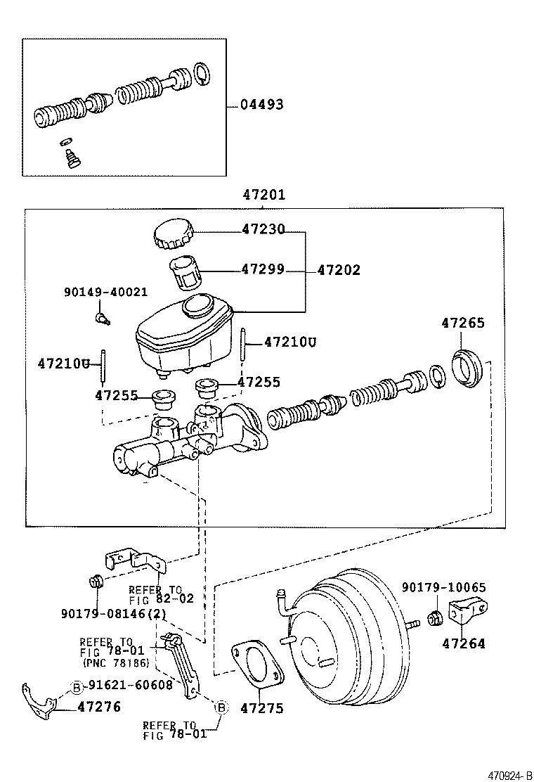  CROWN CROWN MAJESTA |  BRAKE MASTER CYLINDER