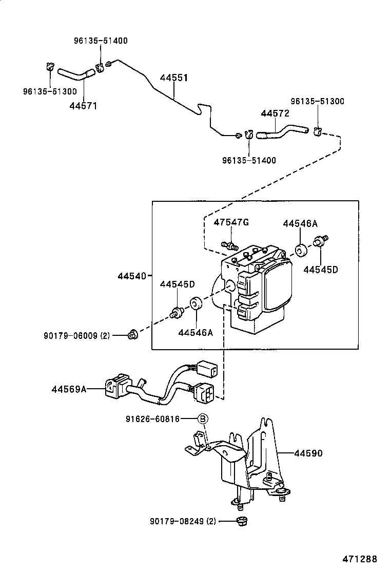  CRESTA |  BRAKE TUBE CLAMP
