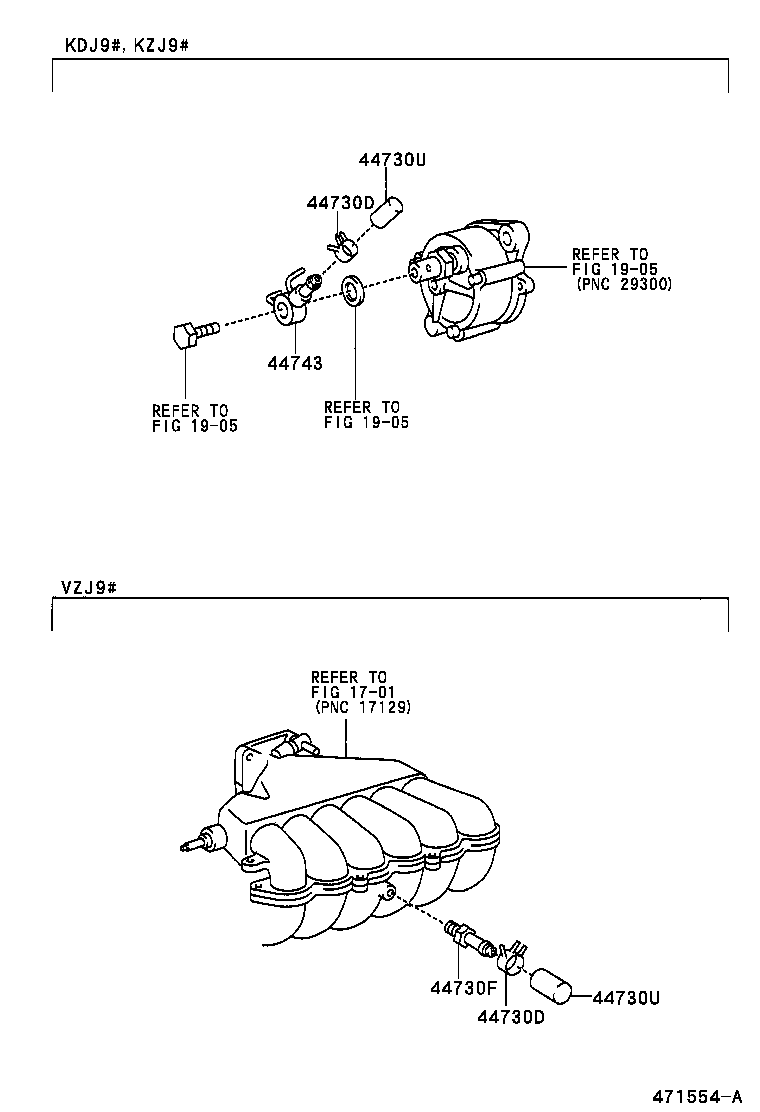  LAND CRUISER PRADO |  BRAKE BOOSTER VACUUM TUBE