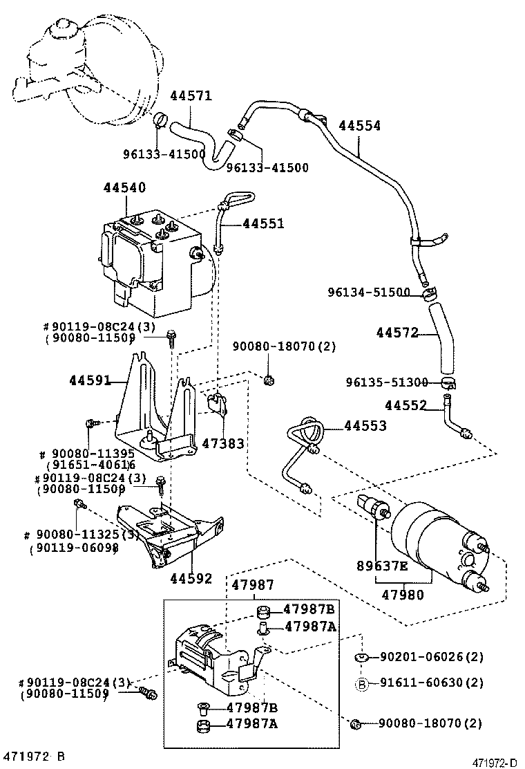  PRONARD |  BRAKE TUBE CLAMP