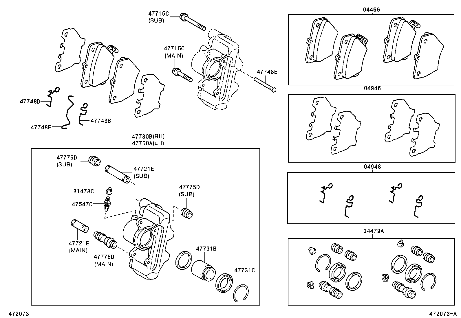  PRIUS |  REAR DISC BRAKE CALIPER DUST COVER