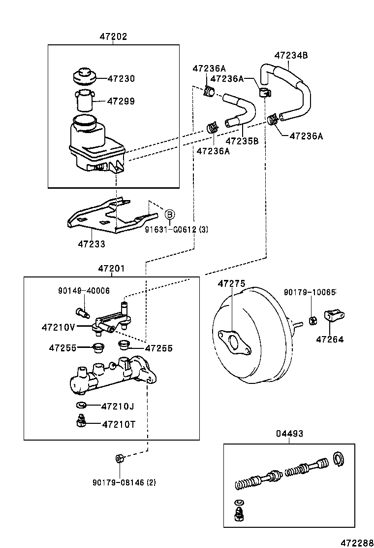  HARRIER |  BRAKE MASTER CYLINDER