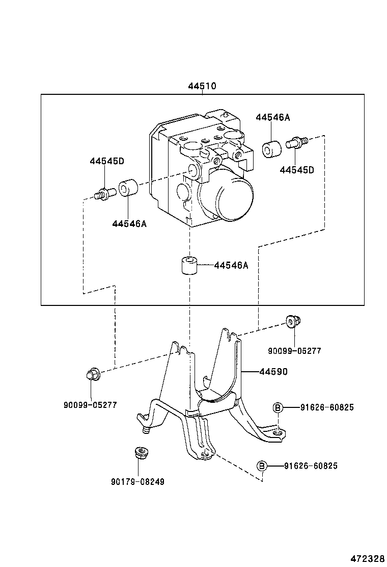  HARRIER |  BRAKE TUBE CLAMP