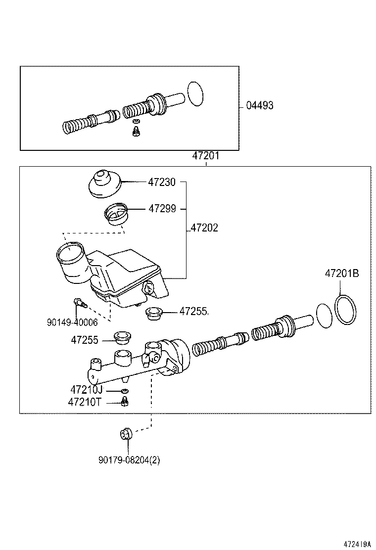  WILL VS |  BRAKE MASTER CYLINDER