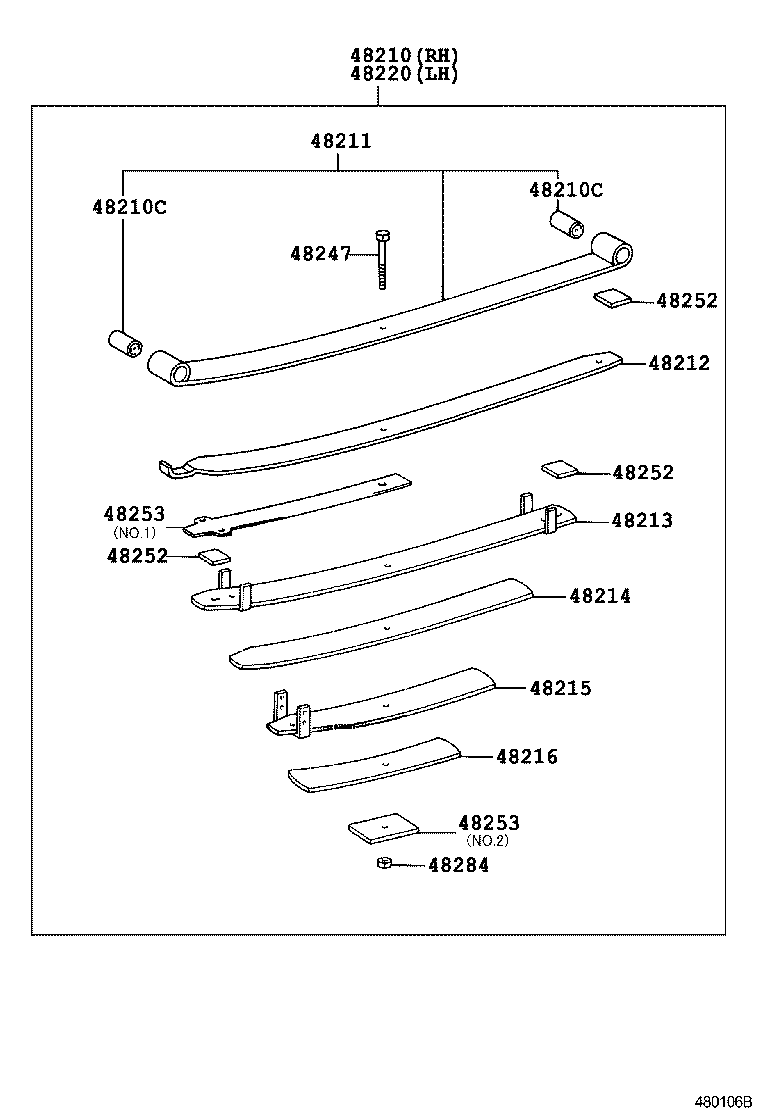  HIACE REGIUSACE |  REAR SPRING SHOCK ABSORBER