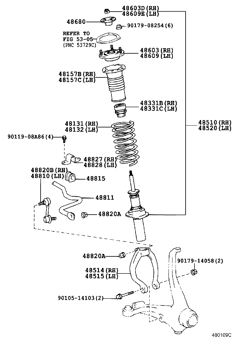  CRESTA |  FRONT SPRING SHOCK ABSORBER