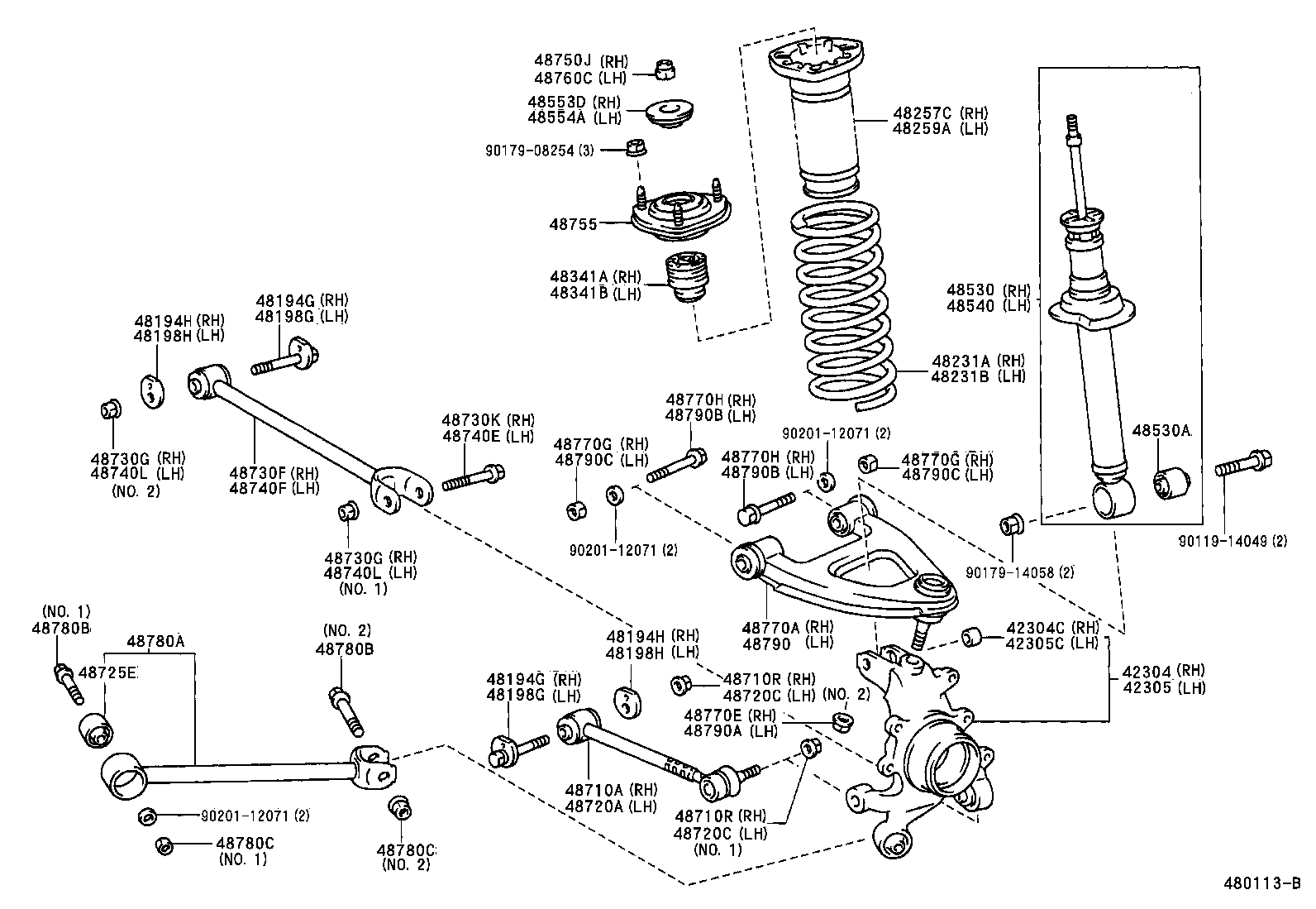  MARK 2 |  REAR SPRING SHOCK ABSORBER