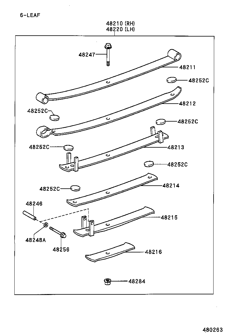  LAND CRUISER S T H T |  REAR SPRING SHOCK ABSORBER