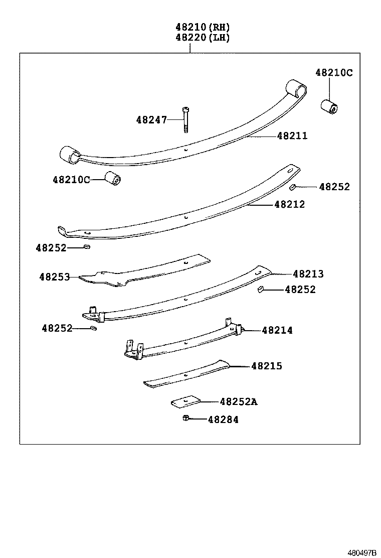  HIACE REGIUSACE |  REAR SPRING SHOCK ABSORBER