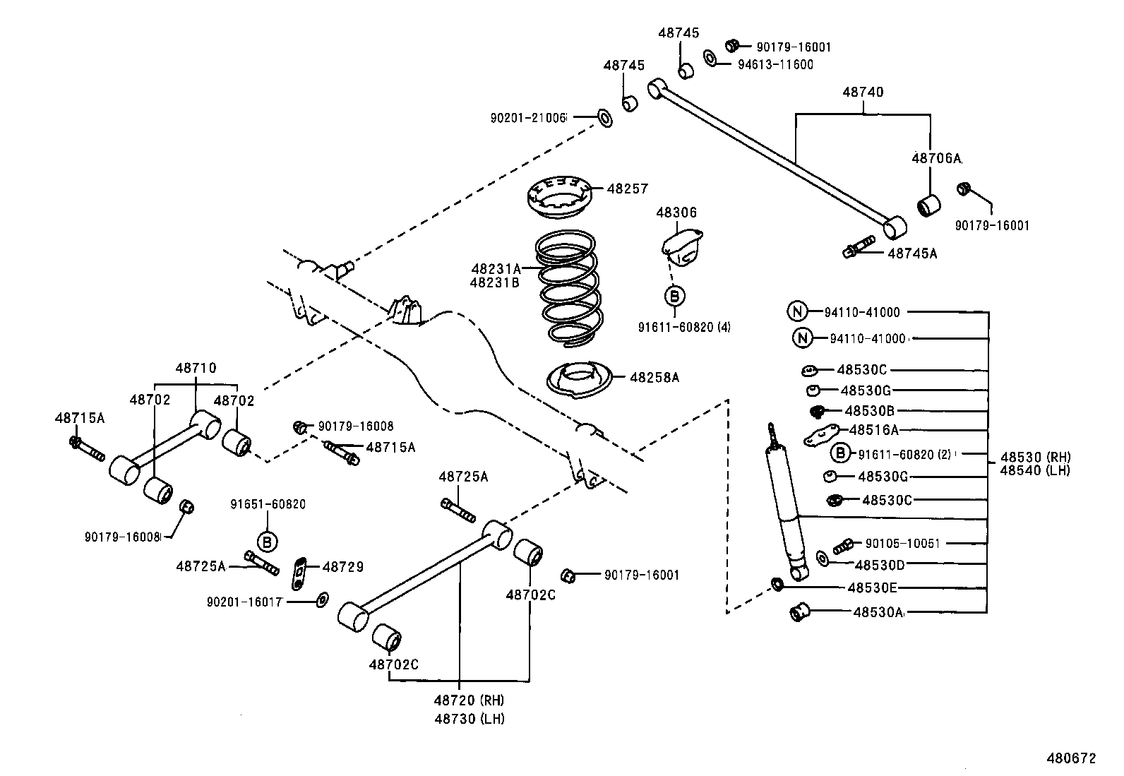  CROWN |  REAR SPRING SHOCK ABSORBER