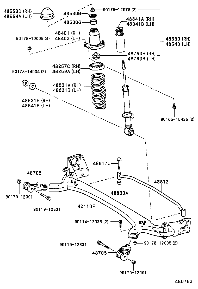  VISTA VISTA ARDEO |  REAR SPRING SHOCK ABSORBER