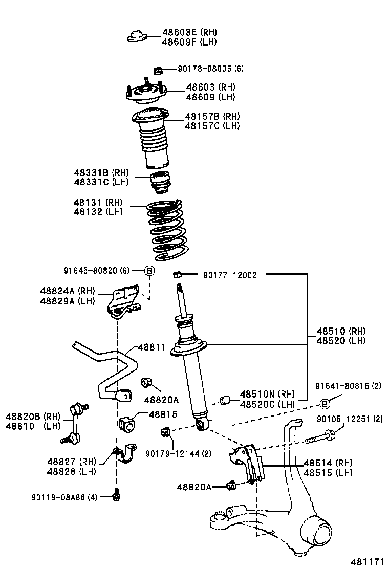  ORIGIN |  FRONT SPRING SHOCK ABSORBER