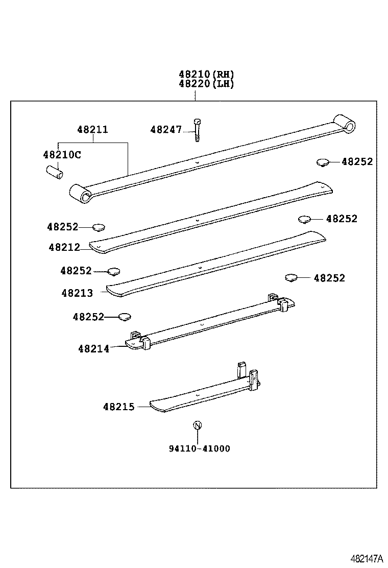  HILUX |  REAR SPRING SHOCK ABSORBER