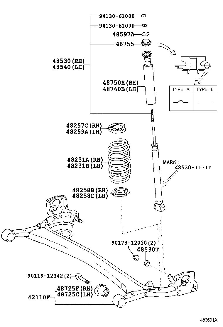  BB OPEN DECK |  REAR SPRING SHOCK ABSORBER