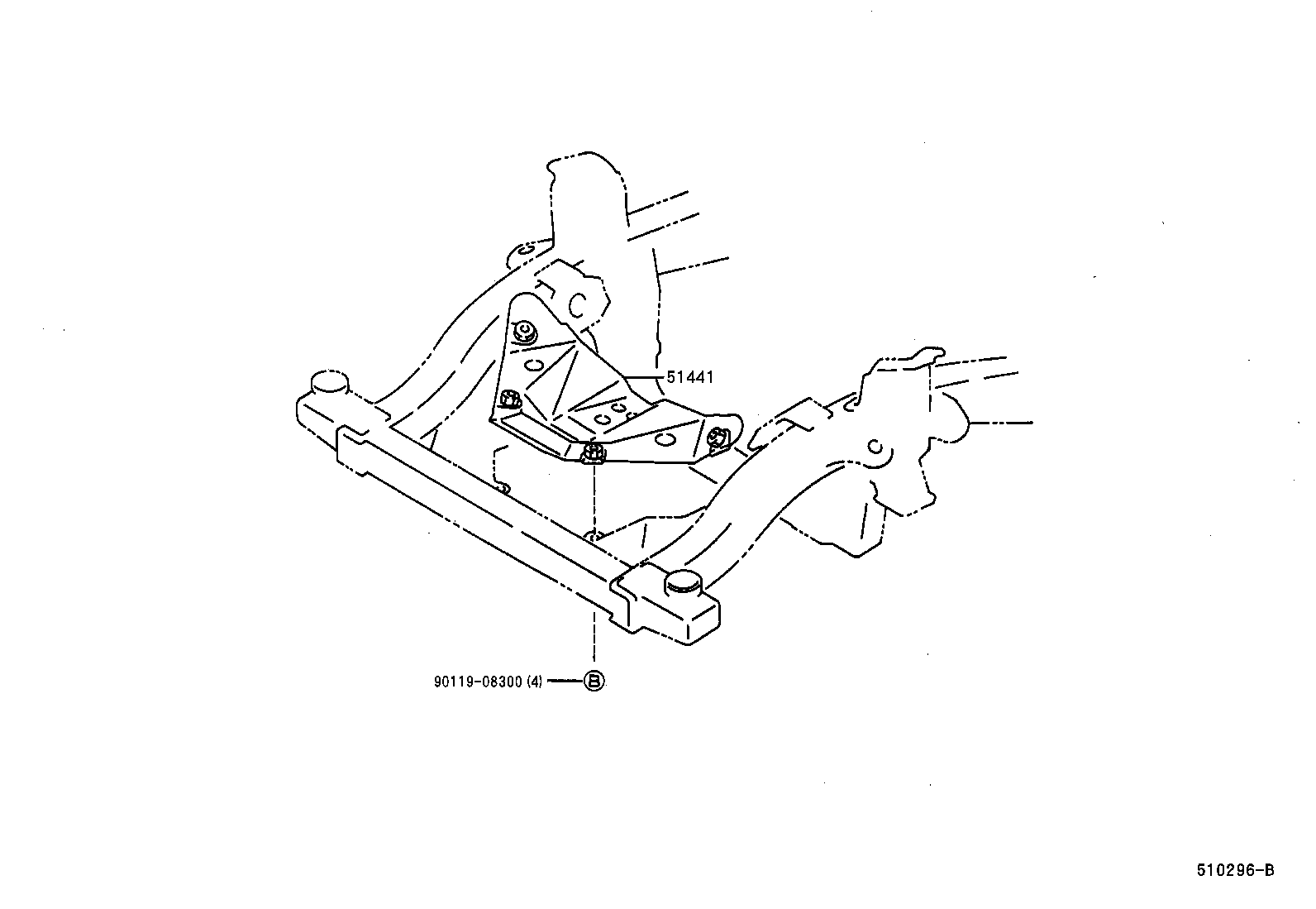  HILUX |  SUSPENSION CROSSMEMBER UNDER COVER