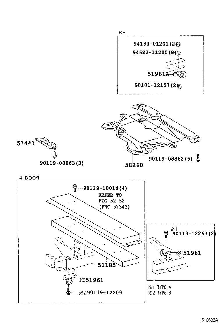  LAND CRUISER S T H T |  SUSPENSION CROSSMEMBER UNDER COVER