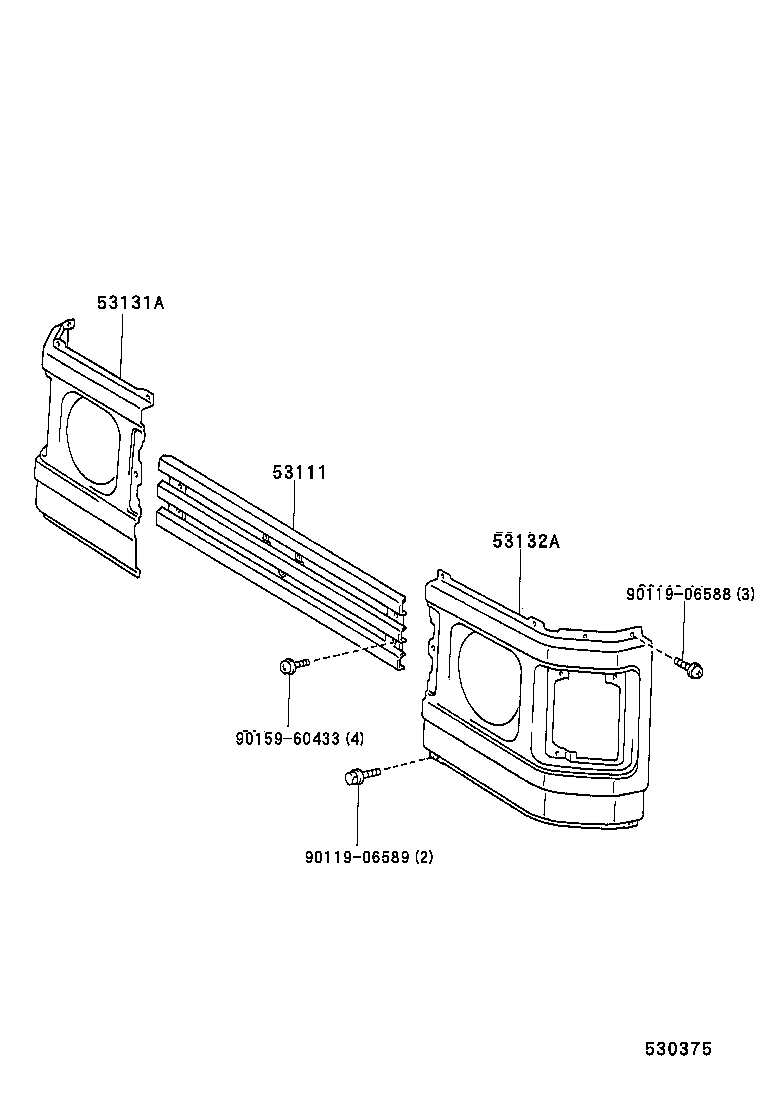  QUICK DELIVERY |  RADIATOR GRILLE