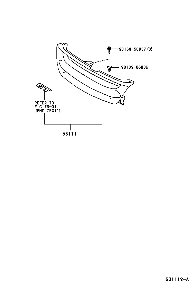  CALDINA |  RADIATOR GRILLE