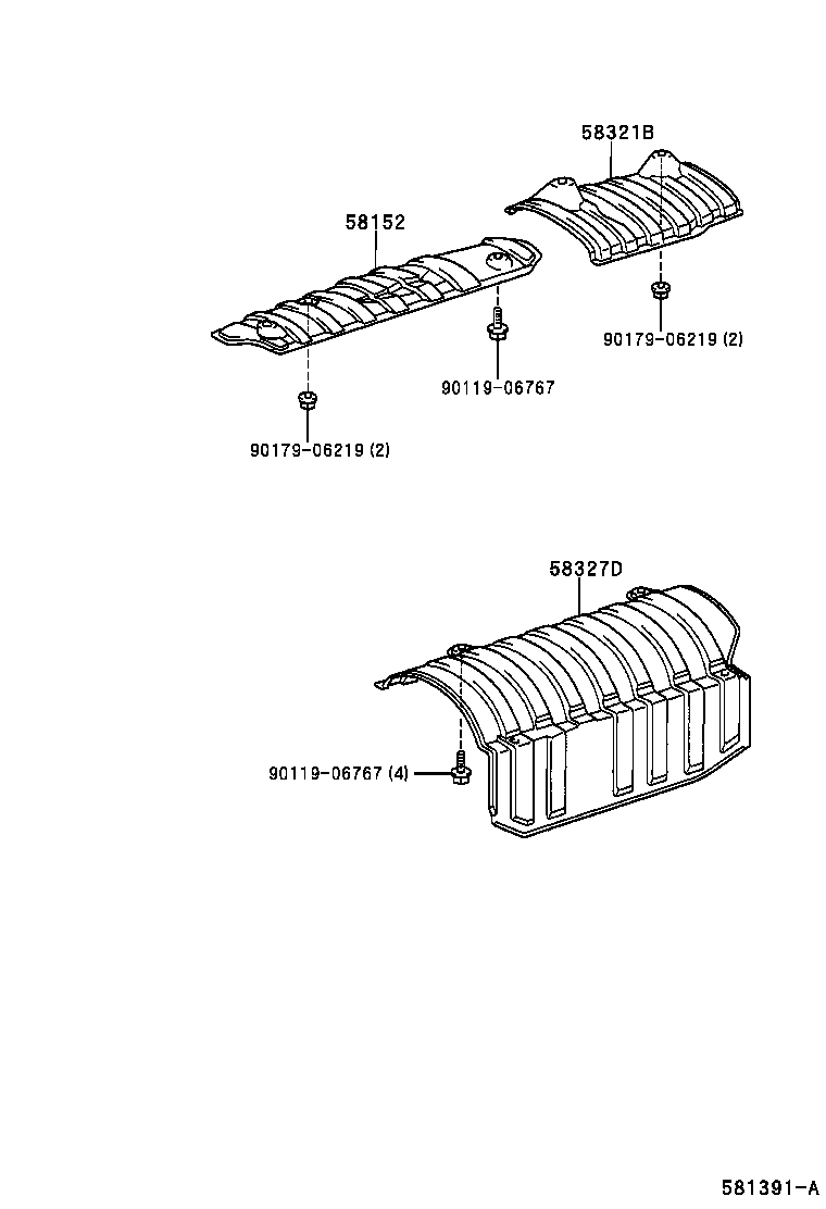  ESTIMA HYBRID |  FLOOR INSULATOR