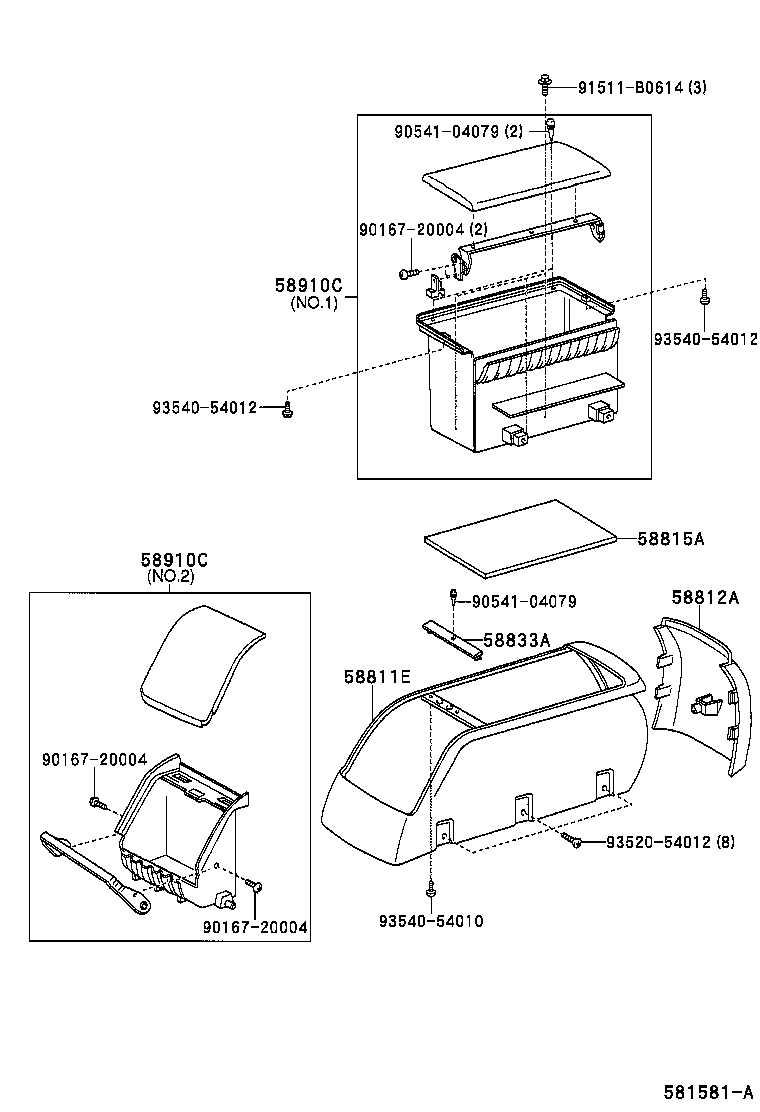  OPA |  CONSOLE BOX BRACKET