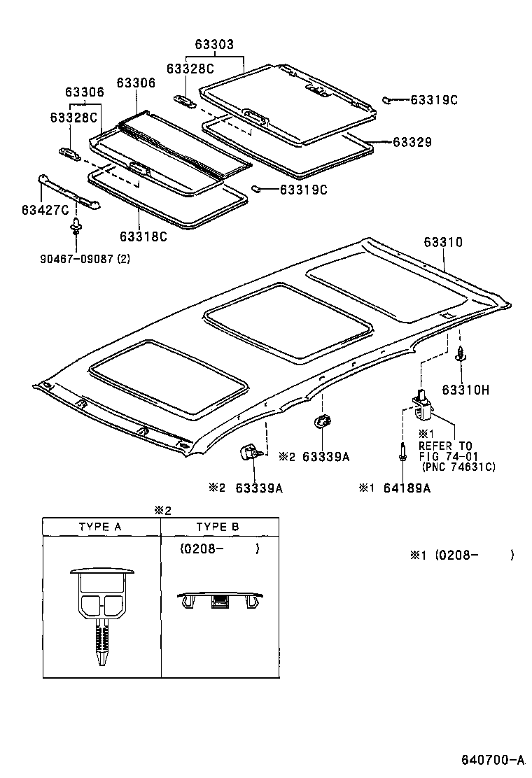  FUN CARGO |  ROOF HEADLINING SILENCER PAD