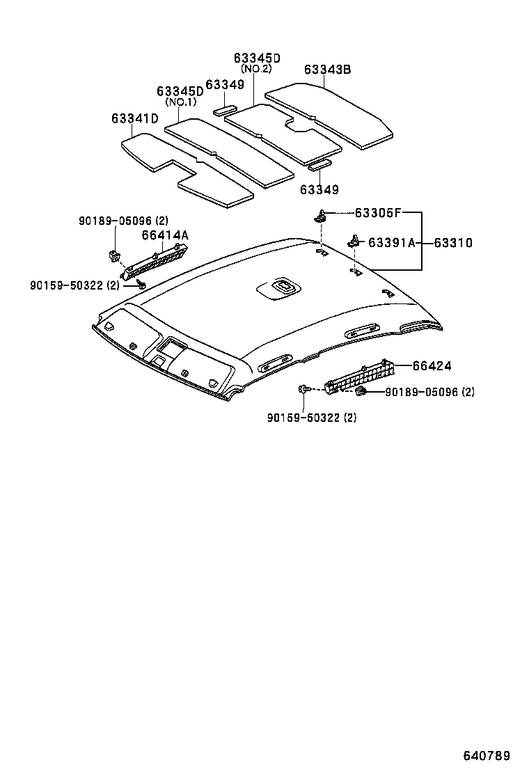  ORIGIN |  ROOF HEADLINING SILENCER PAD