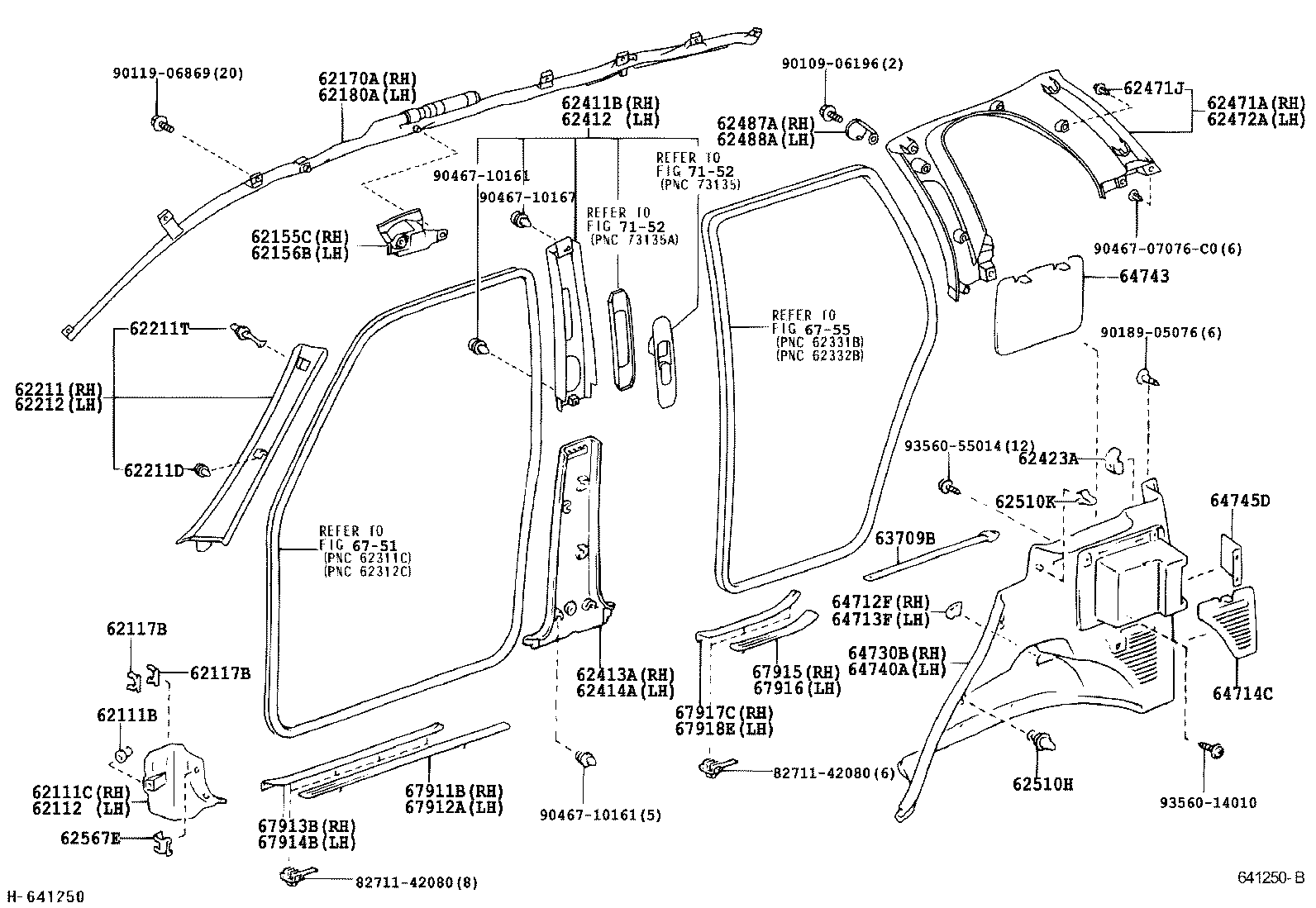  RAV4 J L |  INSIDE TRIM BOARD