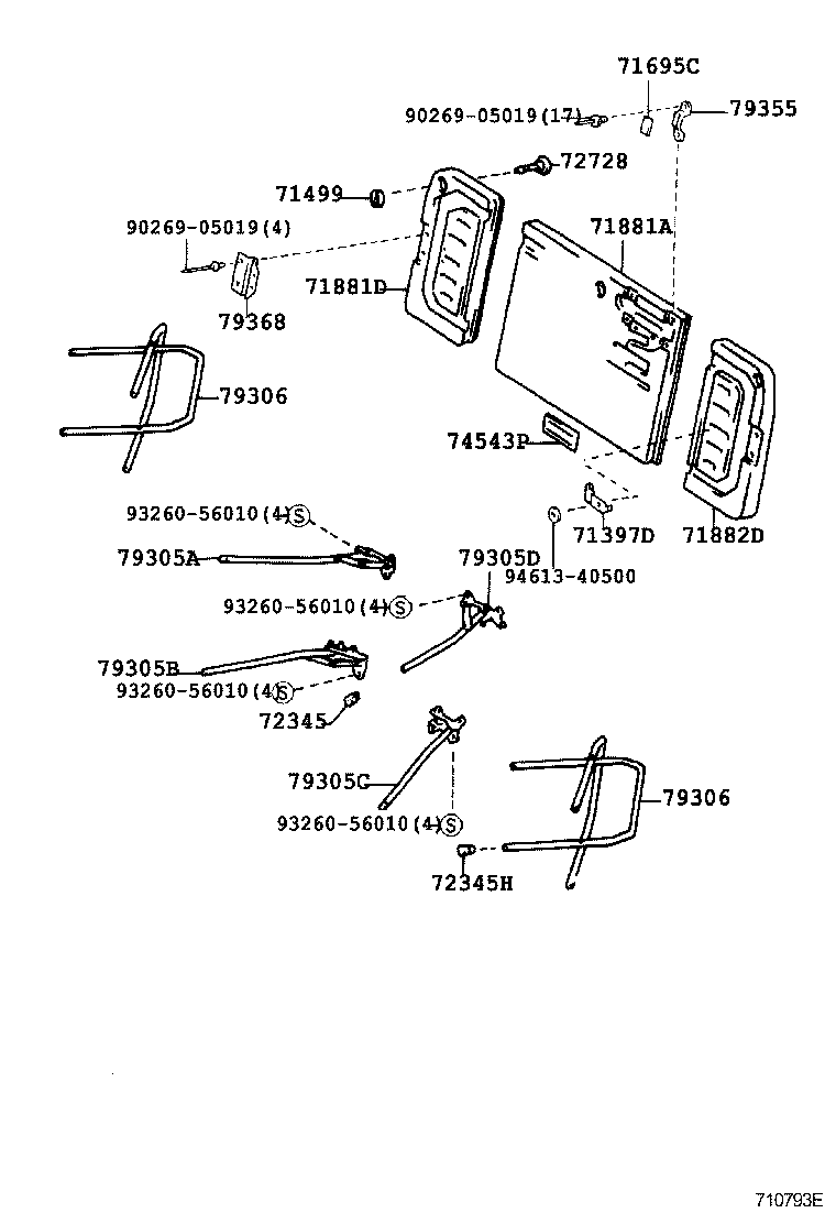  GRANVIA GRAND HIACE |  SEAT SEAT TRACK