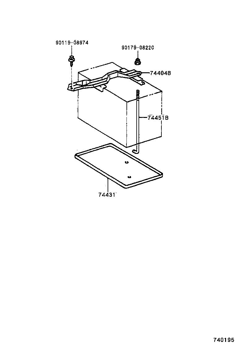  LAND CRUISER PRADO |  BATTERY CARRIER