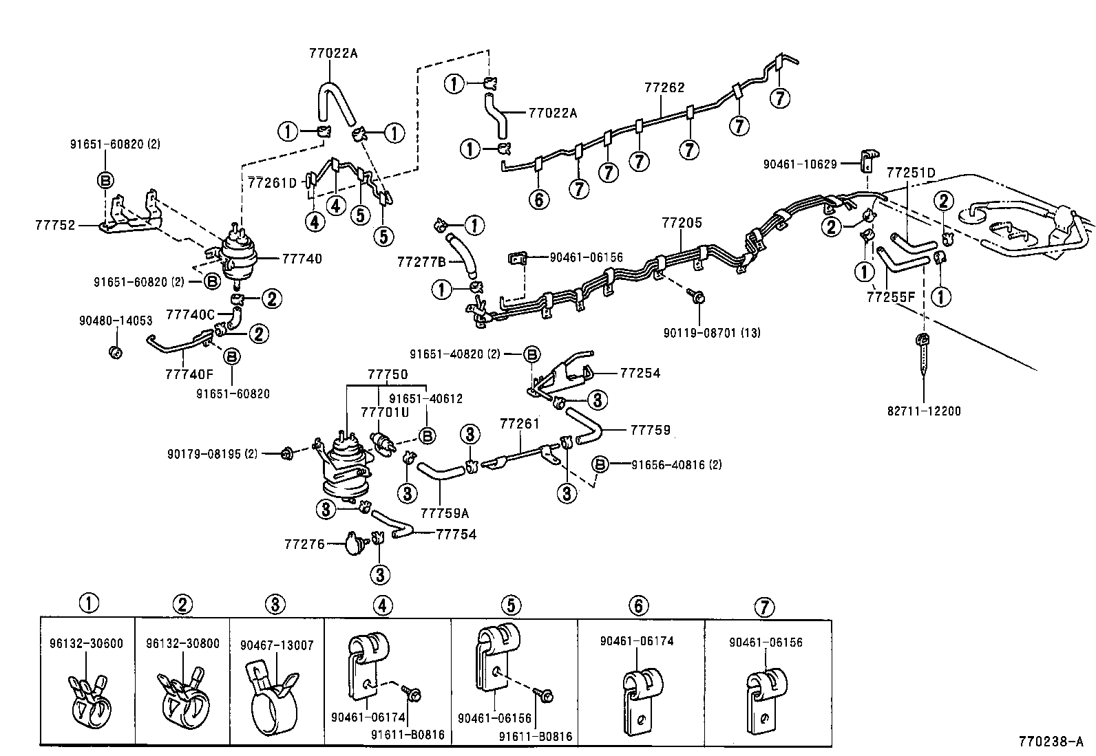  LAND CRUISER S T H T |  FUEL TANK TUBE