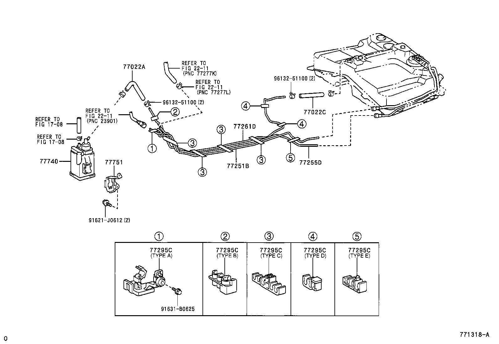  RAV4 J L |  FUEL TANK TUBE