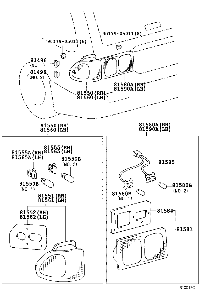  IPSUM |  REAR COMBINATION LAMP