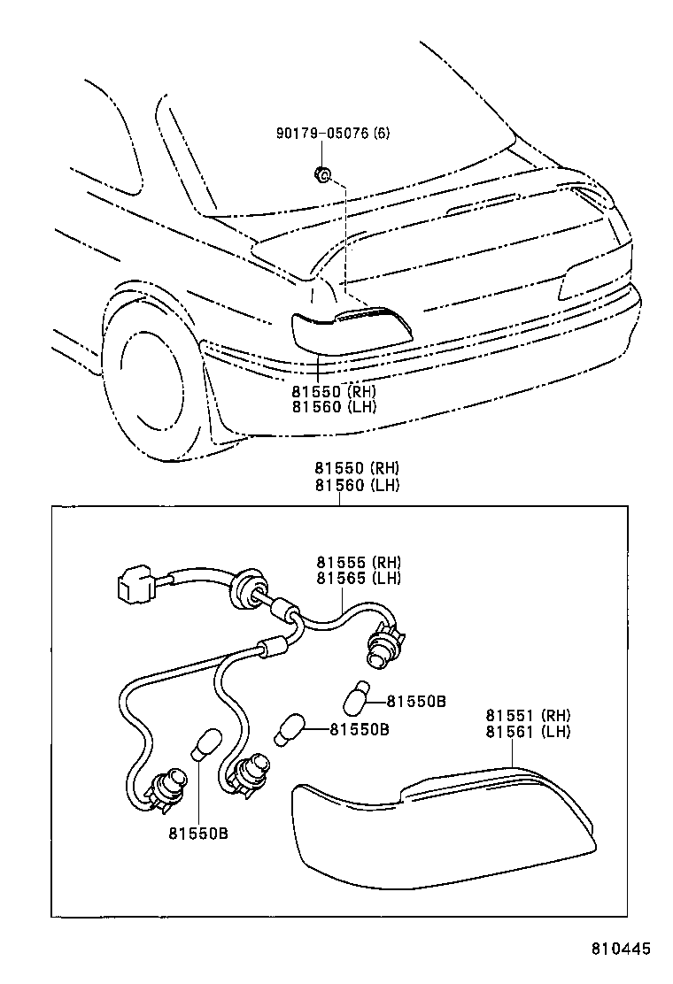  LEVIN TRUENO |  REAR COMBINATION LAMP