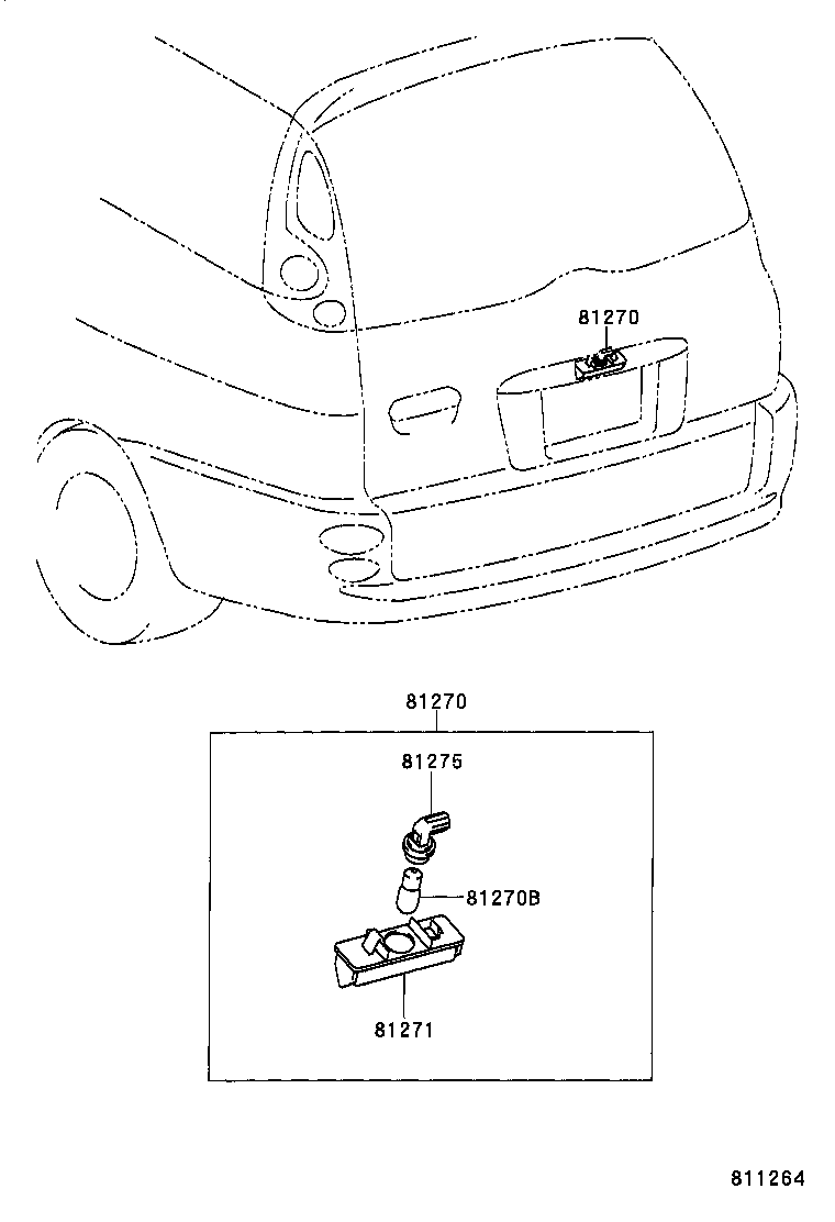  FUN CARGO |  REAR LICENSE PLATE LAMP