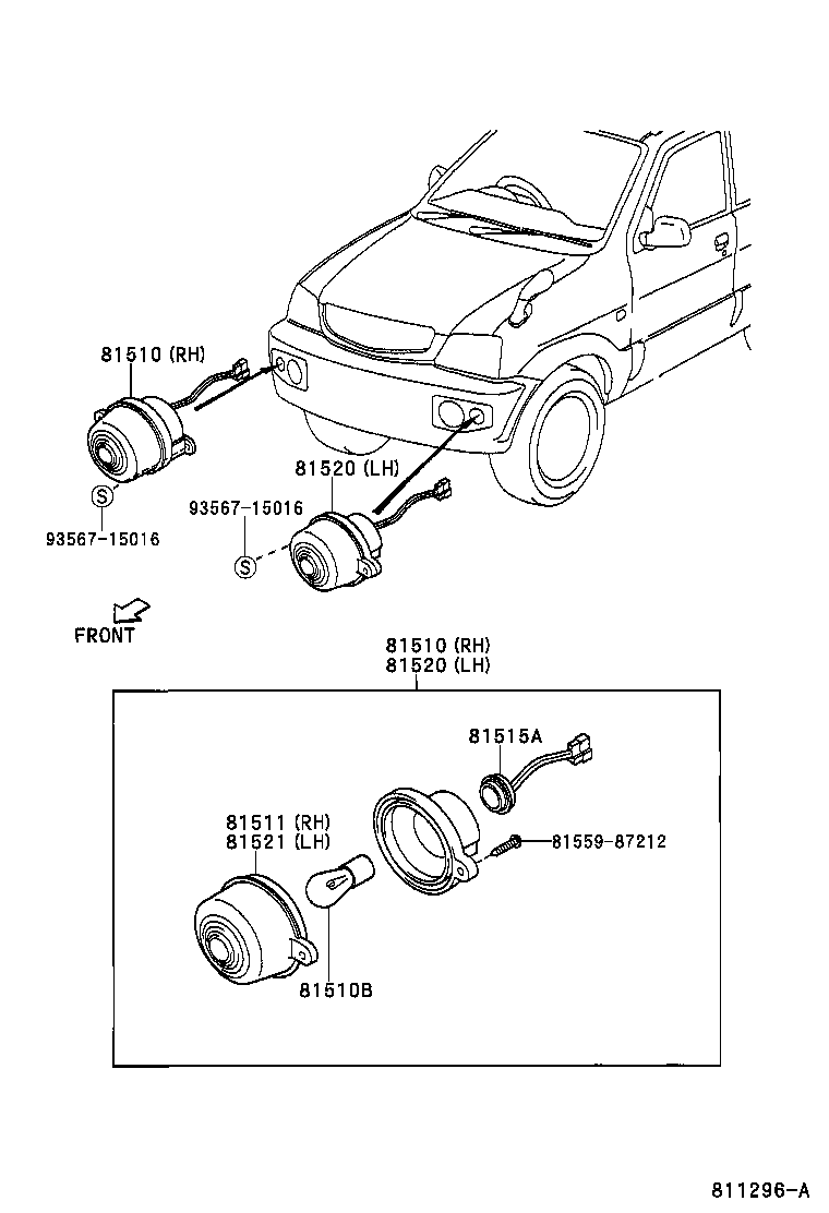  CAMI |  FRONT TURN SIGNAL LAMP