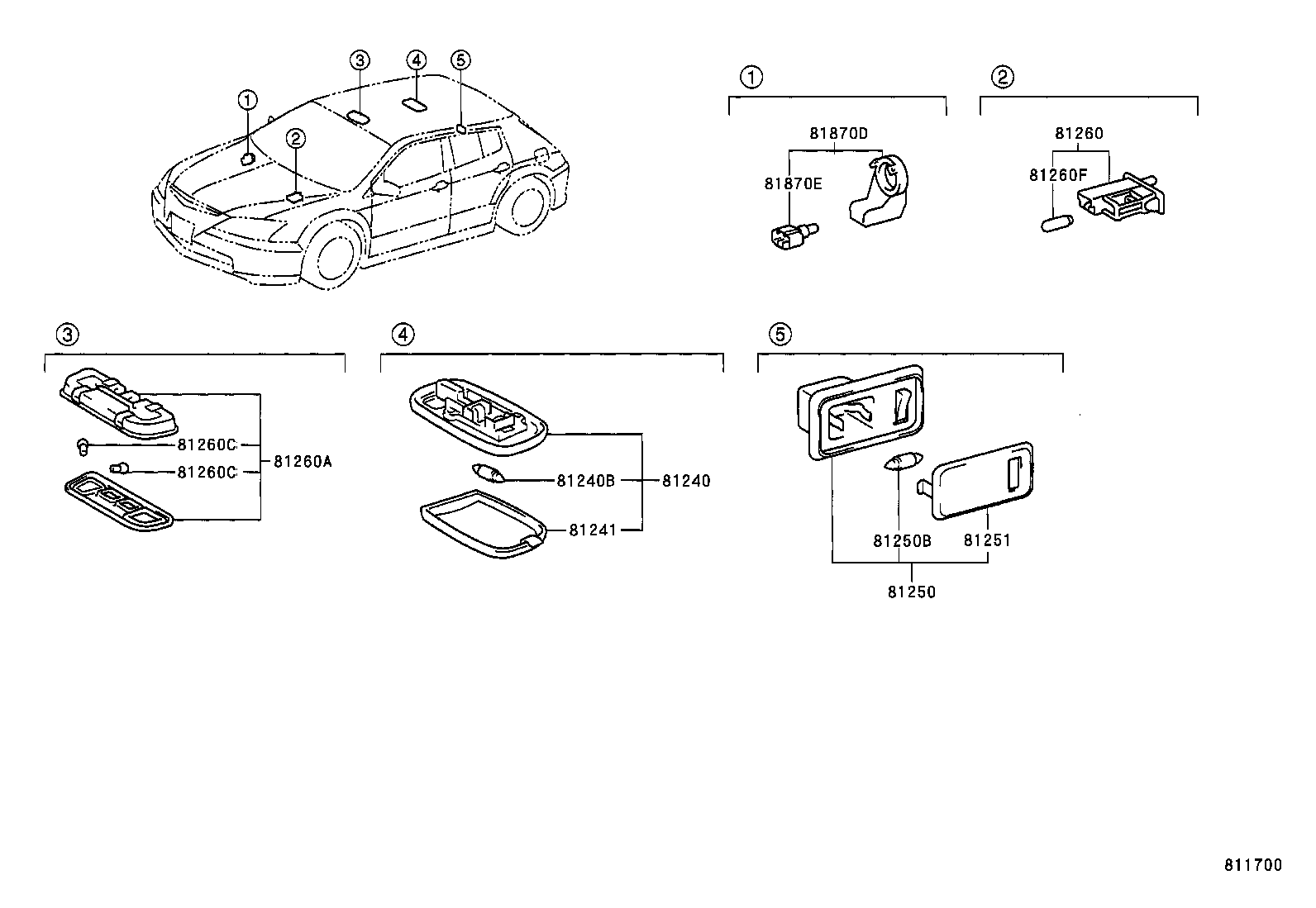  WILL VS |  INTERIOR LAMP