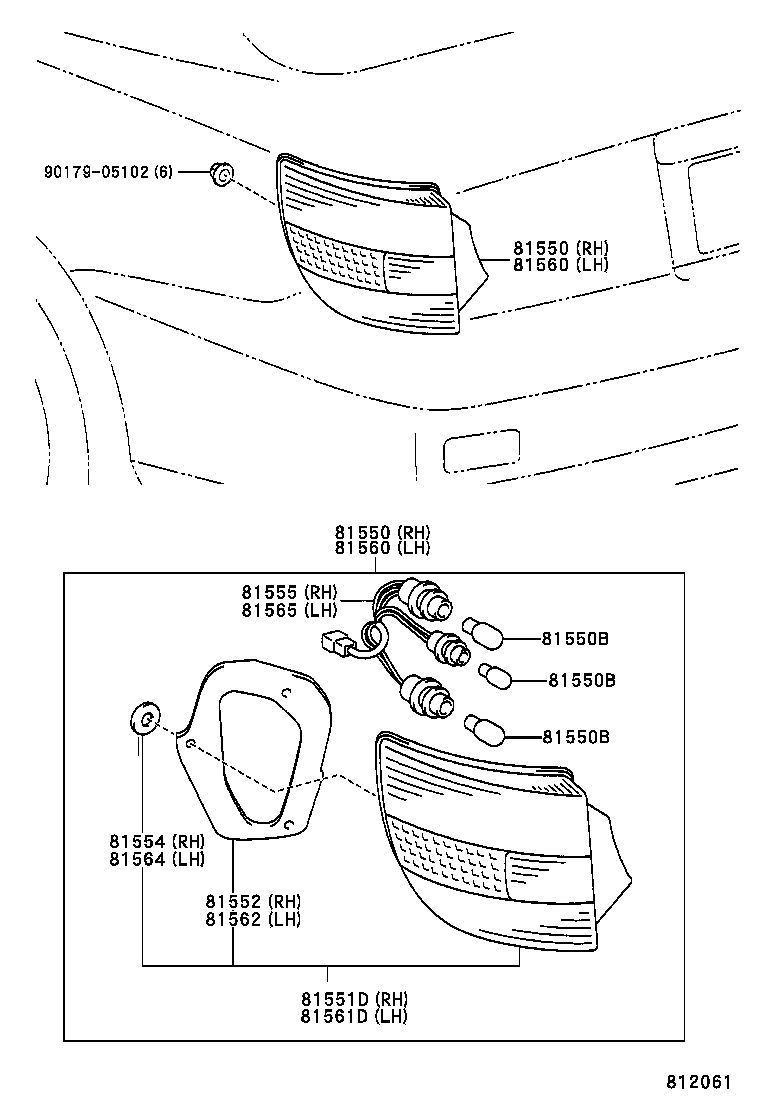  CELICA |  REAR COMBINATION LAMP