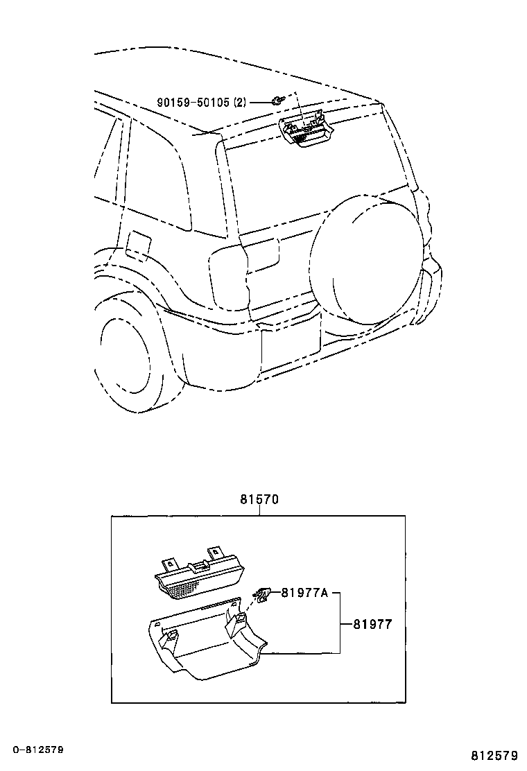  RAV4 J L |  CENTER STOP LAMP