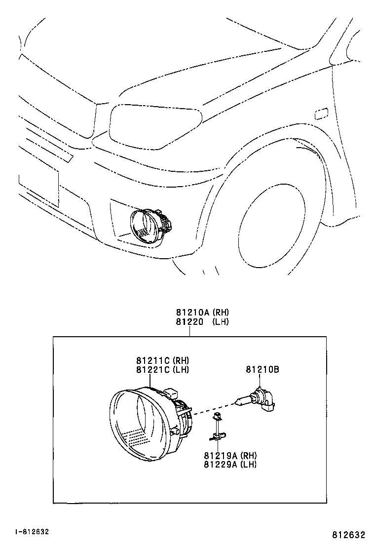  RAV4 J L |  FOG LAMP