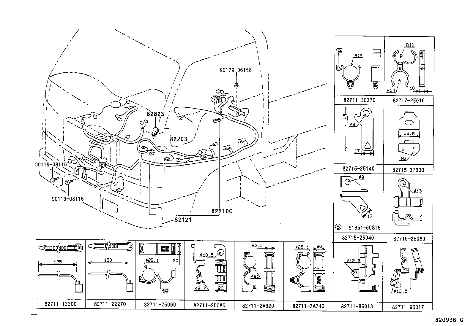  DYNA 150 TOYOACE G15 |  WIRING CLAMP