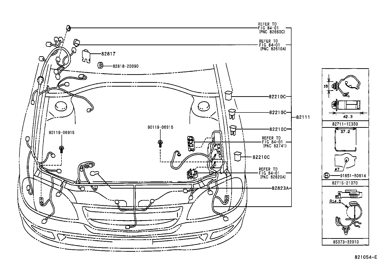  CALDINA |  WIRING CLAMP