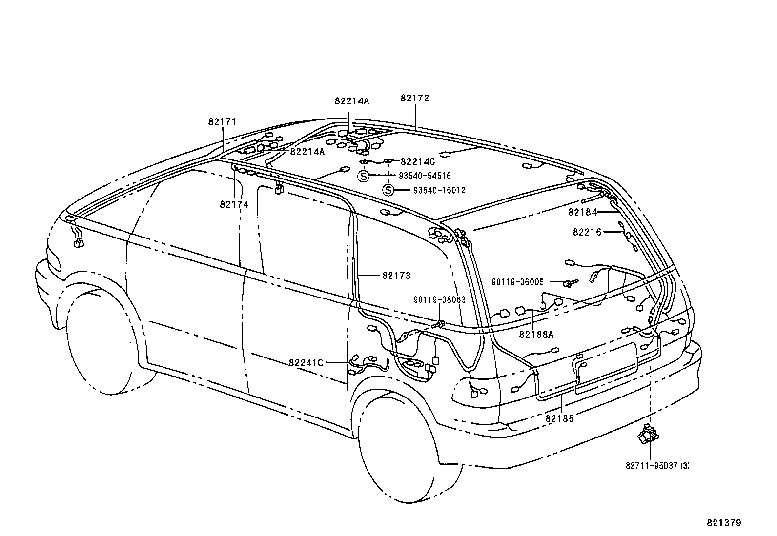  ESTIMA |  WIRING CLAMP