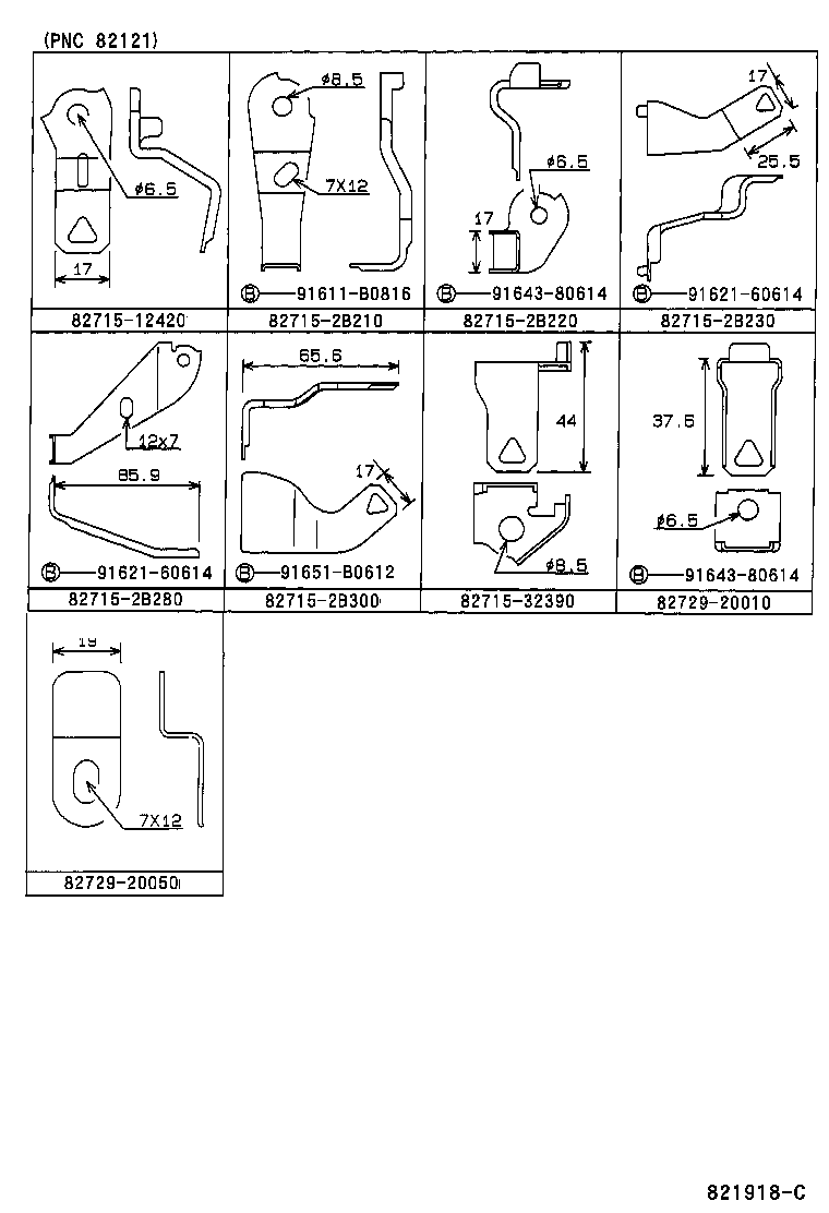  CELICA |  WIRING CLAMP