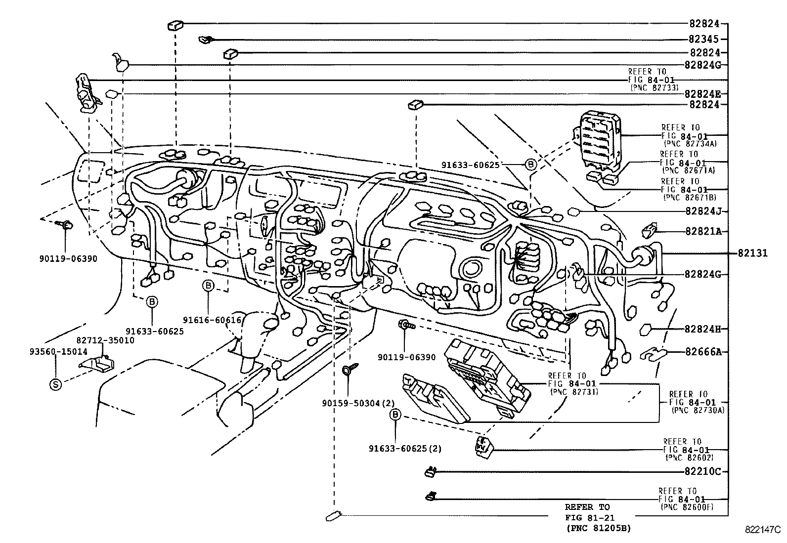  LAND CRUISER PRADO |  WIRING CLAMP