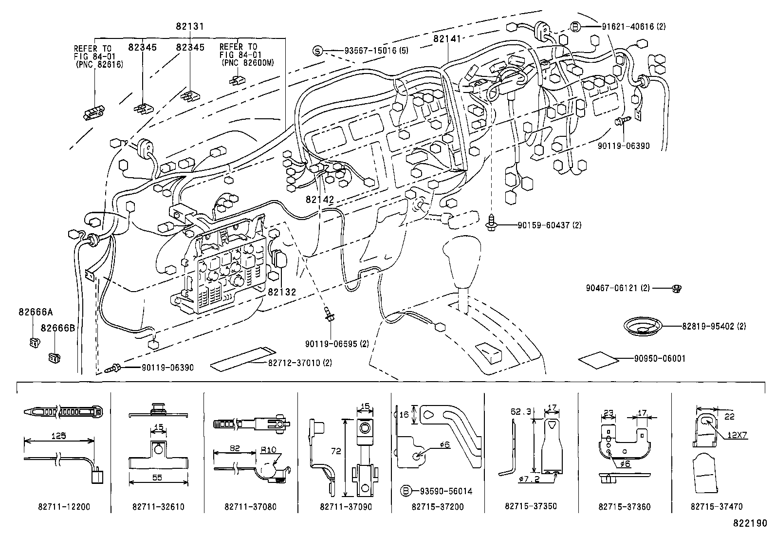  DYNA 200 TOYOACE G25 |  WIRING CLAMP
