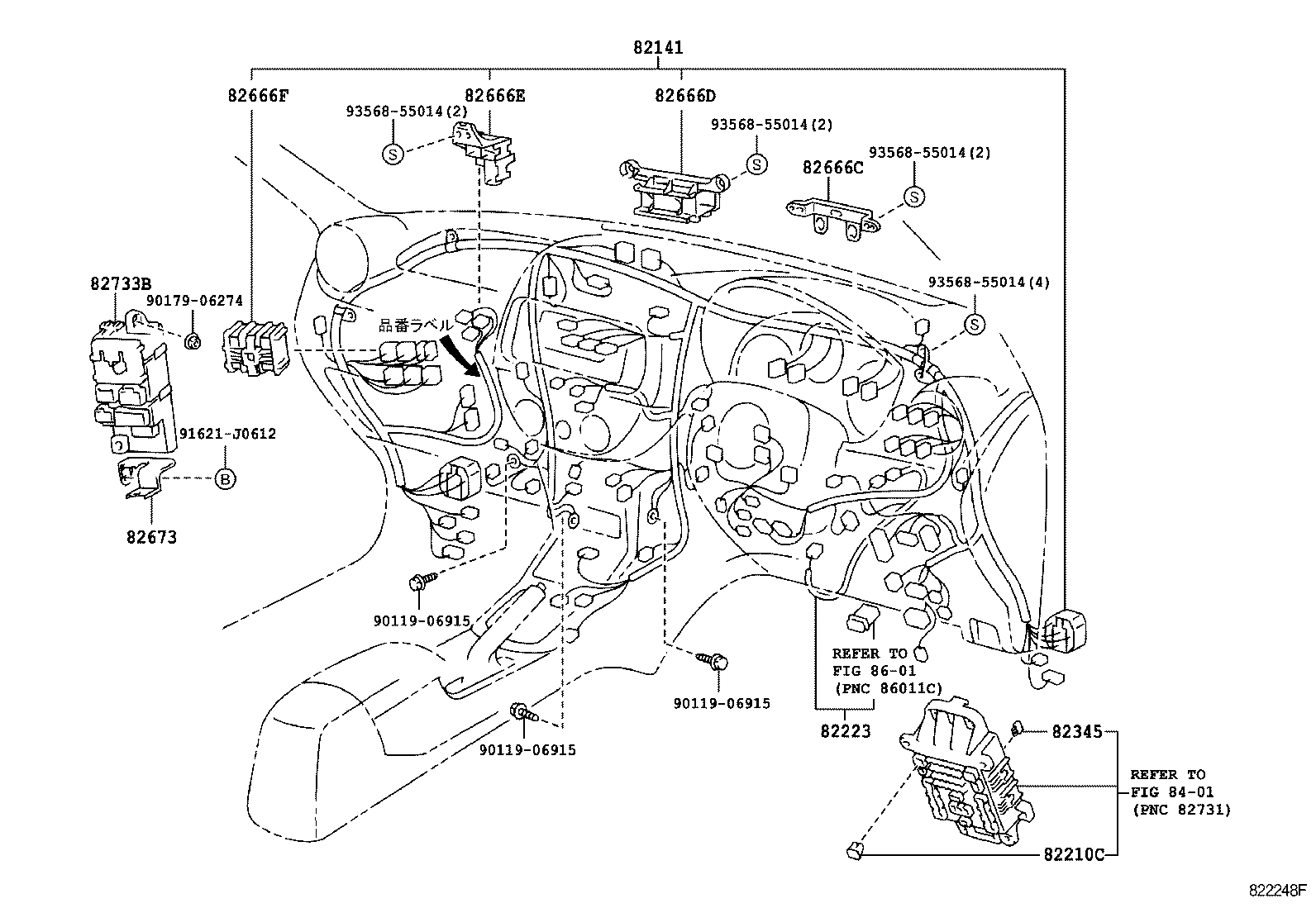  RAV4 J L |  WIRING CLAMP